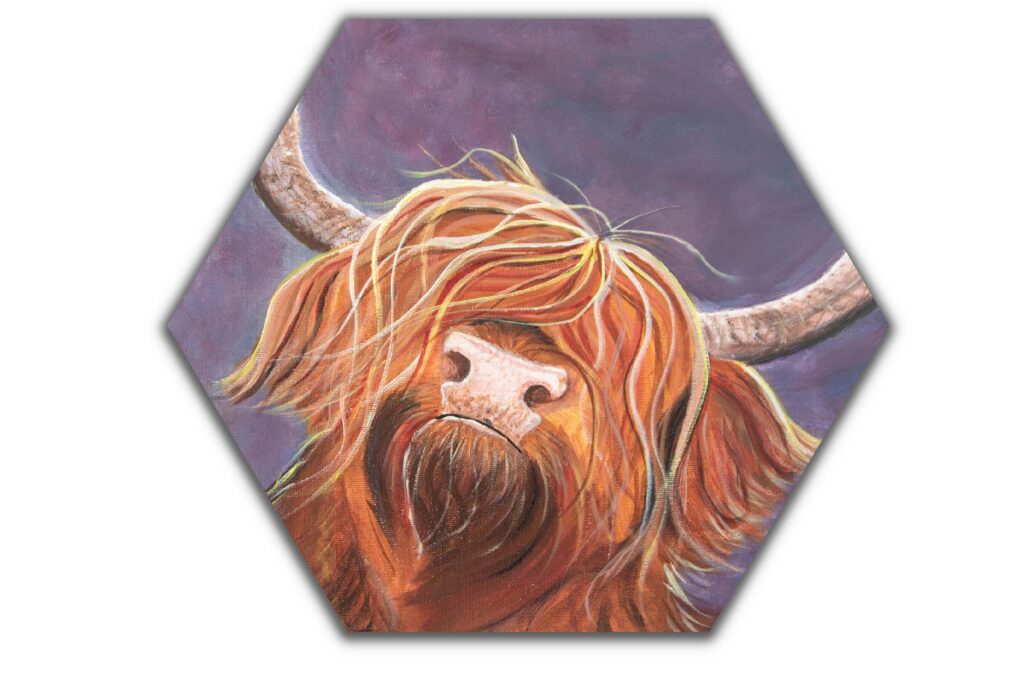 "Hamish" Hexagonal Print