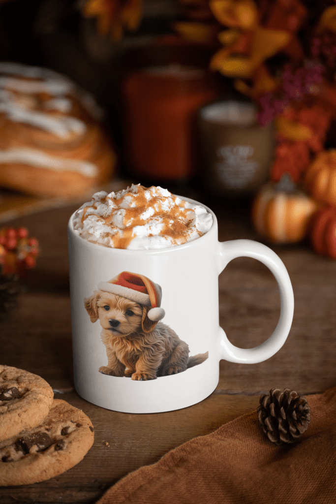 Christmas Mug Puppy