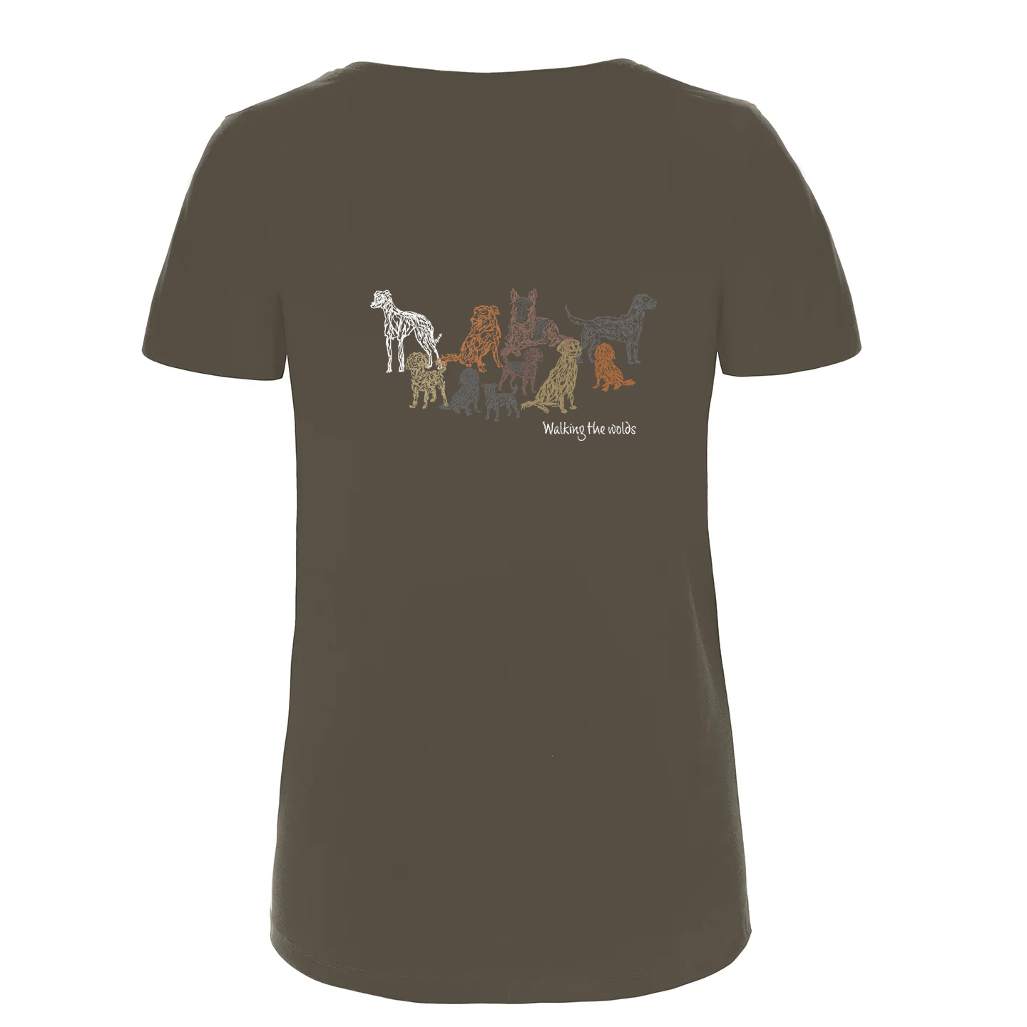 Walking the Wolds V-Neck T-Shirt - Image 2