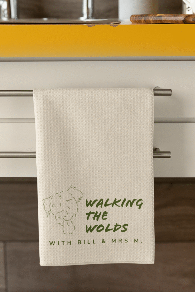 Walking the Wolds Tea-Towel