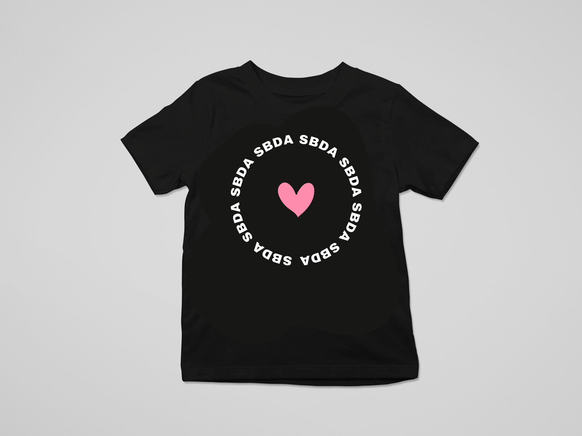 SBDA Kids Love Heart Circle Short Sleeve T-Shirt - Image 3