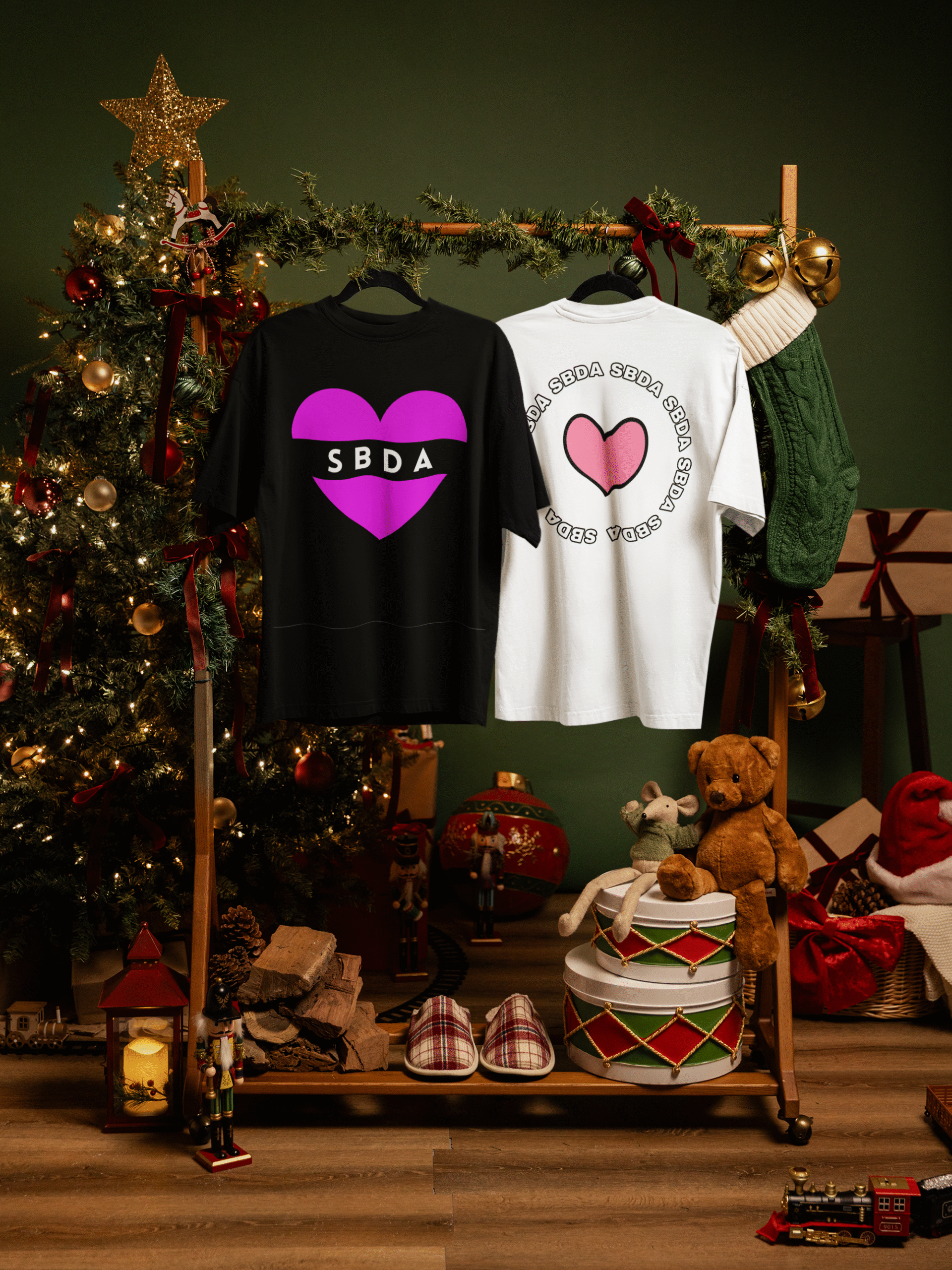 SBDA Kids Love Heart Short Sleeve T-Shirt - Image 2