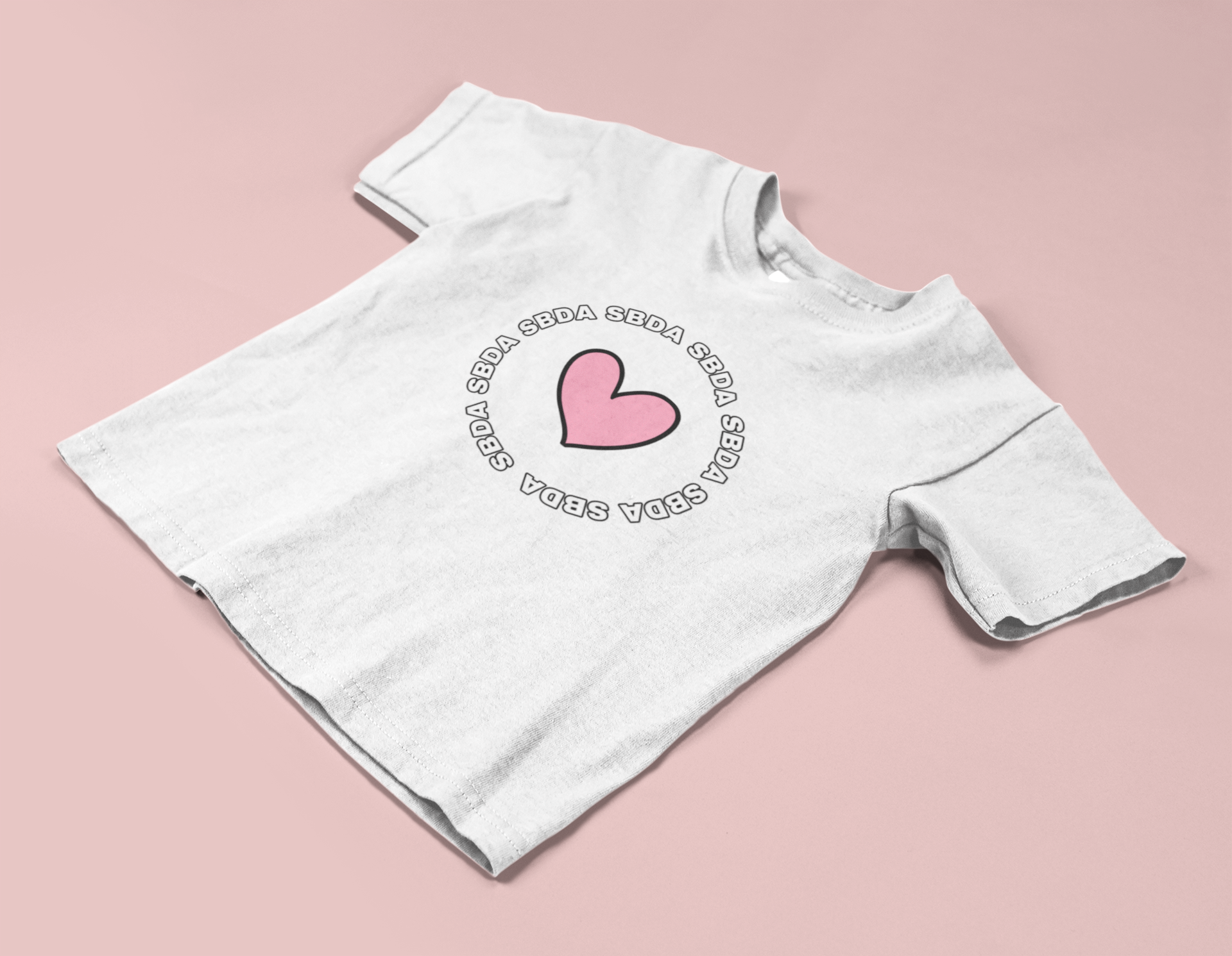 SBDA Kids Love Heart Circle Short Sleeve T-Shirt - Image 4